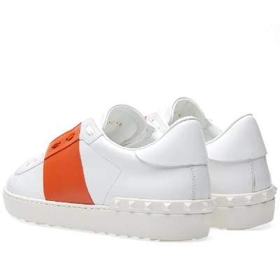 Shop Valentino Open Low Top Sneaker In Orange