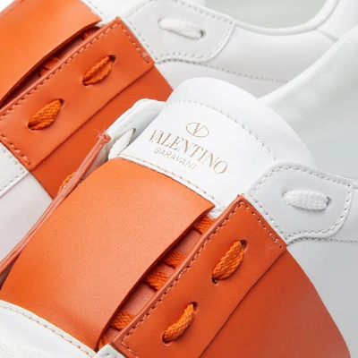 Shop Valentino Open Low Top Sneaker In Orange