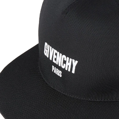 Shop Givenchy Paris Logo Cap In Black