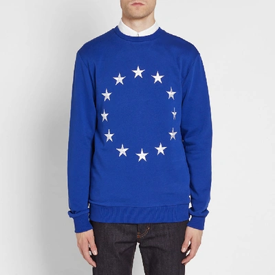 Shop Etudes Studio Études Etoile Europa Crew Sweat In Blue