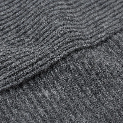 Shop Wooyoungmi Textured Crew Knit In Grey