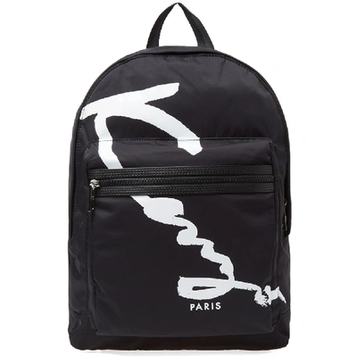 Shop Kenzo Signature Backpack In Black