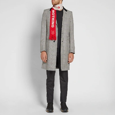 Shop Lanvin Nothing Football Scarf In Red