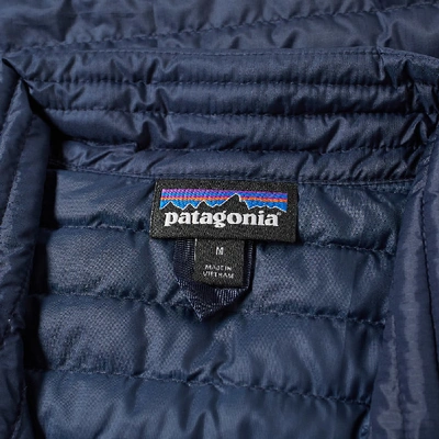Shop Patagonia Down Shirt In Blue