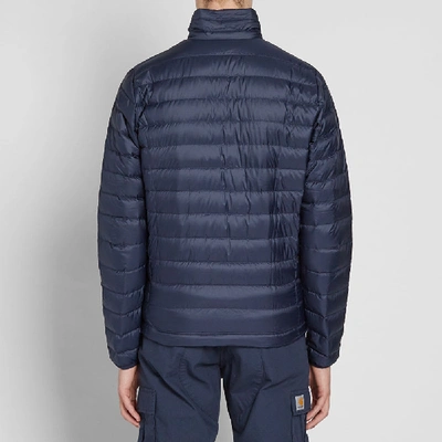 Shop Patagonia Down Sweater Jacket In Blue