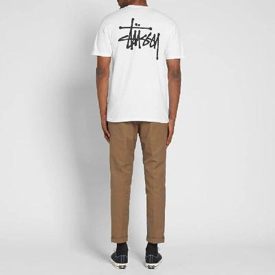 Shop Stussy Basic  Tee In White