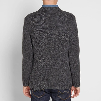 Shop Edwin Dock Crew Knit In Grey