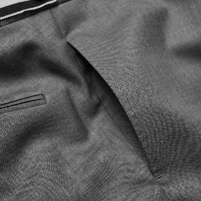 Shop Thom Browne Side Tab Skinny Fit Trouser In Grey