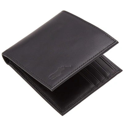 Shop Polo Ralph Lauren Billfold Wallet In Black