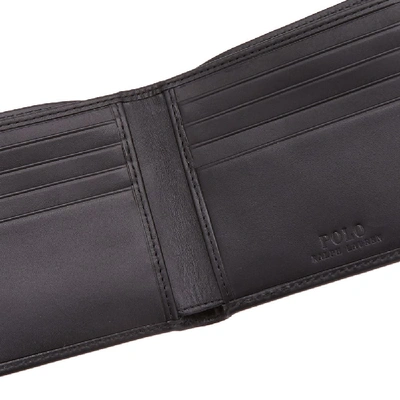 Shop Polo Ralph Lauren Billfold Wallet In Black