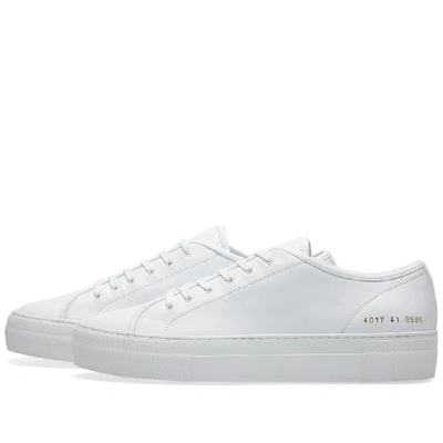 Shop Common Projects Woman By  Tournament Low Super Sole In White