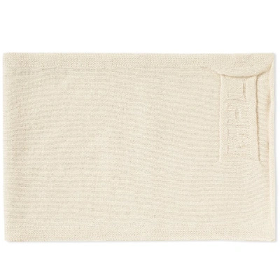 Shop Mhl By Margaret Howell Mhl. By Margaret Howell Logo Scarf In White