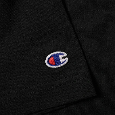 Shop Champion Reverse Weave Classic Tee In Black