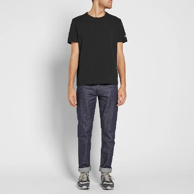 Shop Champion Reverse Weave Classic Tee In Black