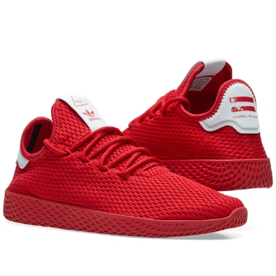 Adidas Originals Adidas X Pharrell Williams Tennis Hu In Red