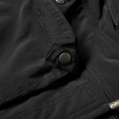 Shop Maison Margiela 10 Military Toggle Parka In Black