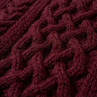 Shop Inverallan 1a Cable Crew In Burgundy