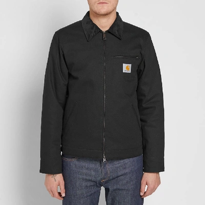 Shop Carhartt Detroit Jacket In Black