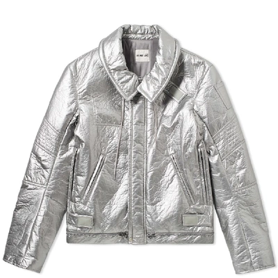 Shop Helmut Lang 1999 Re-edition Astro Moto Jacket In Grey