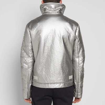 Shop Helmut Lang 1999 Re-edition Astro Moto Jacket In Grey