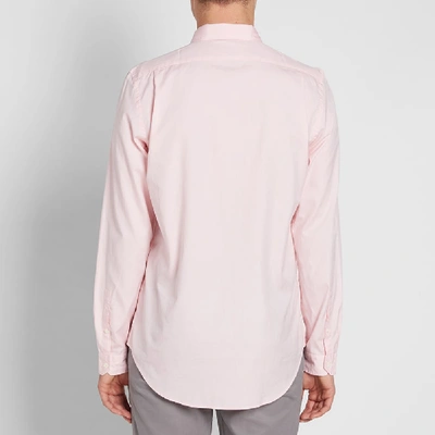 Shop Paul Smith Button Down Zebra Oxford Shirt In Pink