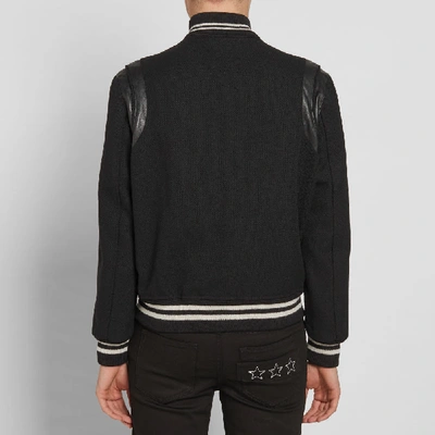 Shop Saint Laurent Classic Teddy Jacket In Black