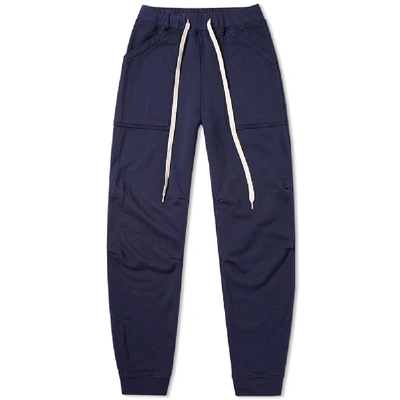 Shop Velva Sheen Army Gym Sweat Pant In Blue