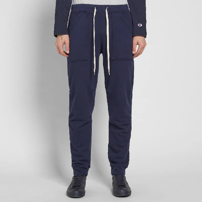 Shop Velva Sheen Army Gym Sweat Pant In Blue