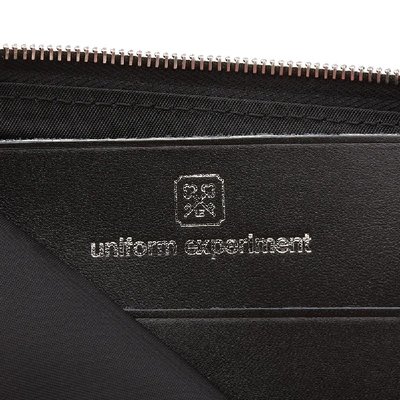 Shop Uniform Experiment Star Stripe Small Wallet In Black