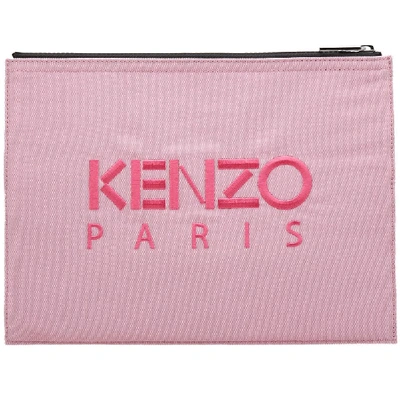 Shop Kenzo Tiger Pouch In Pink