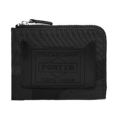 Shop Porter-yoshida & Co . Camo Multi Wallet In Black