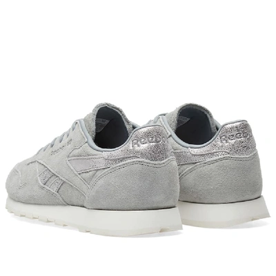 Shop Reebok Classic Leather Shimmer W In Grey