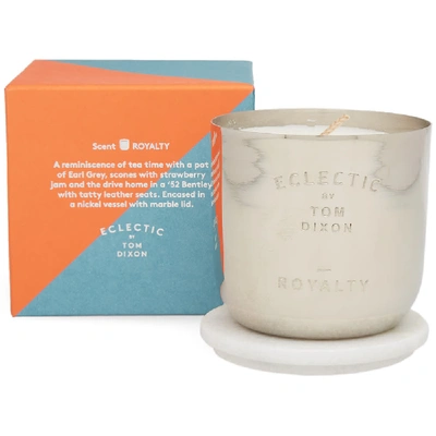 Shop Tom Dixon Eclectic Royalty Candle In Silver