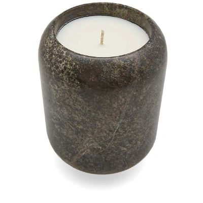 Shop Tom Dixon Stone Candle In Green