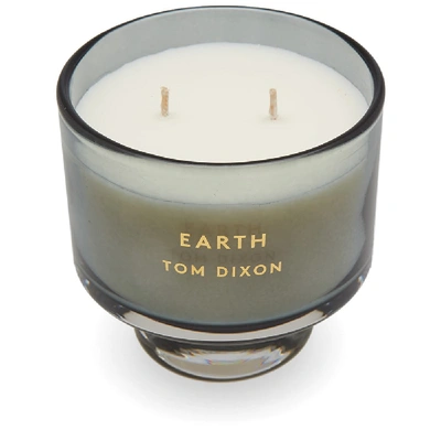 Shop Tom Dixon Elements Earth Candle In Black