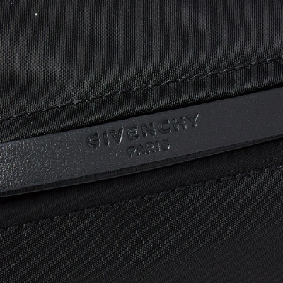Shop Givenchy Logo Webbing Cross Body Bag In Black