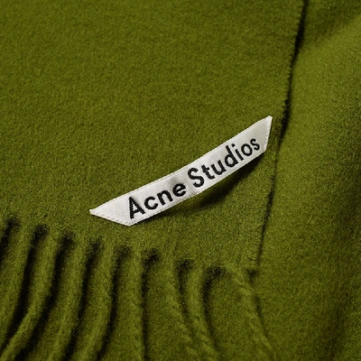 Shop Acne Studios Canada New Scarf In Green