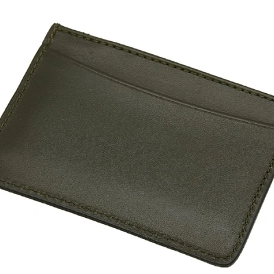 Shop Apc A.p.c. André Card Holder In Green