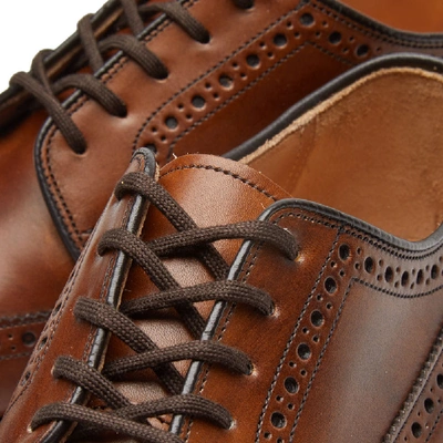 Shop Church's Thickwood Longwing Brogue In Brown