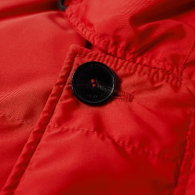 Shop Givenchy Hooded Down Parka In Red