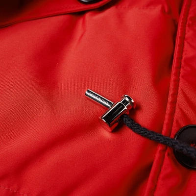 Shop Givenchy Hooded Down Parka In Red