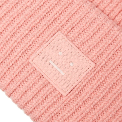 Shop Acne Studios Pansy S Face Beanie In Pink