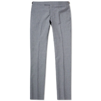 Shop Thom Browne Selvedge Tape Low Rise Skinny Trouser In Grey