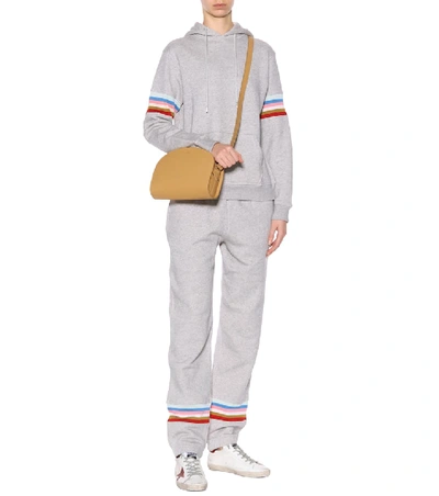Shop Alexa Chung Cotton Trackpants In Grey