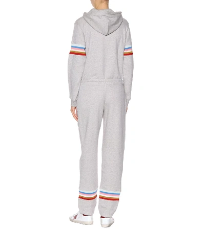 Shop Alexa Chung Cotton Trackpants In Grey