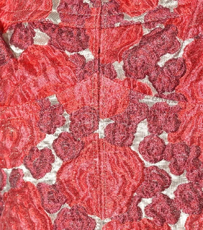 Shop Dolce & Gabbana Printed Crop Top In Red