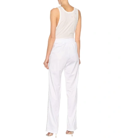 Shop Givenchy Logo-printed Trousers In White