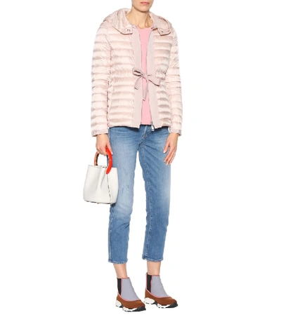 Shop Moncler Periclase Down Jacket In Pink