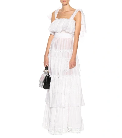 Shop Dolce & Gabbana Cotton Maxi Dress