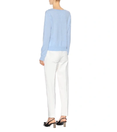 Shop 81 Hours Clyde Cashmere Cardigan In Blue
